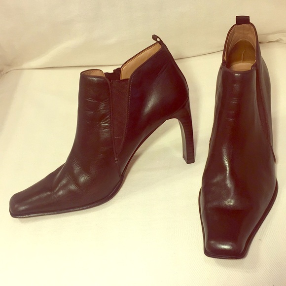 circa joan & david Shoes - Circa Joan & David Vintage brown leather boots 8M